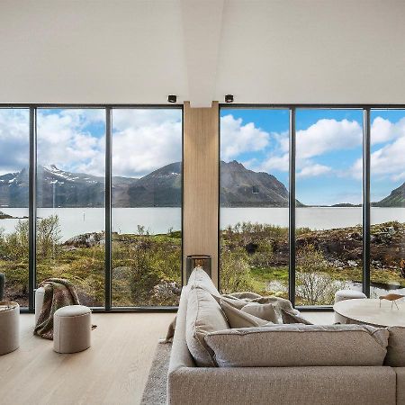New! Luxury Cabin In Beautiful Lofoten Kleppstad Eksteriør billede