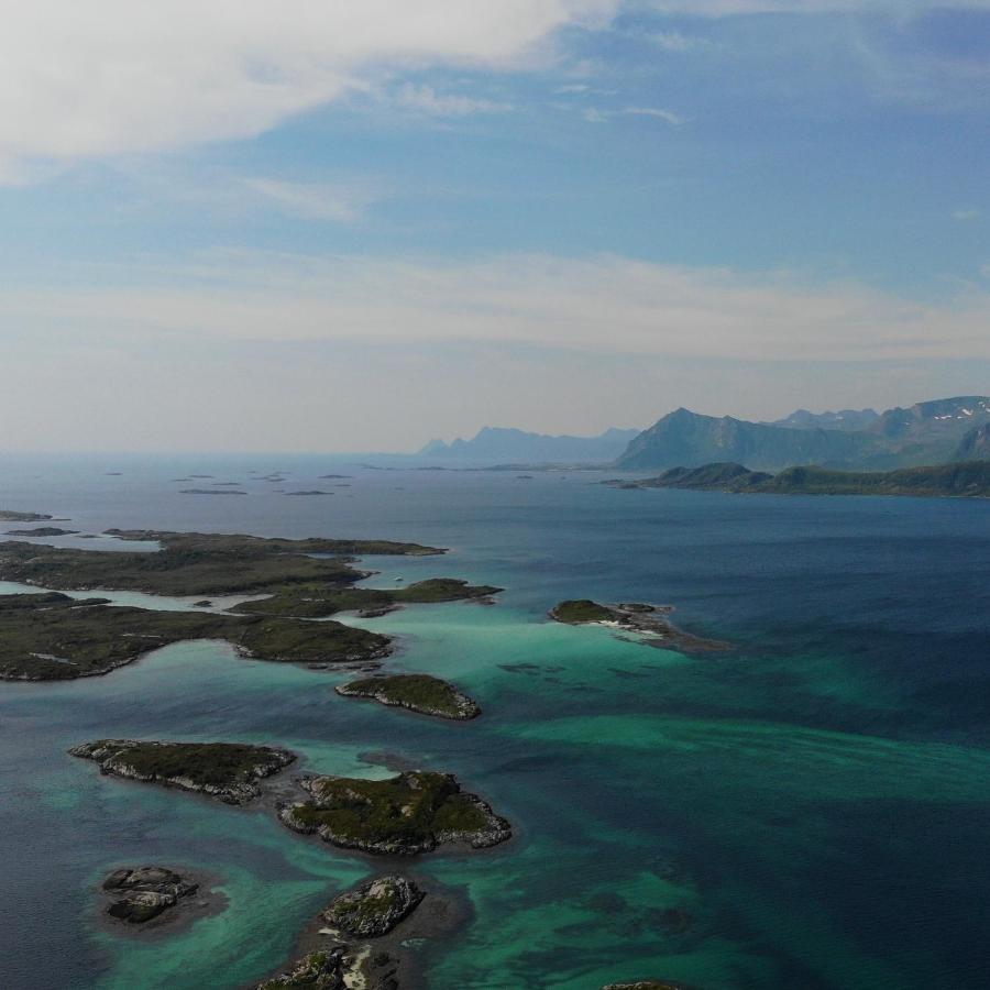 New! Luxury Cabin In Beautiful Lofoten Kleppstad Eksteriør billede