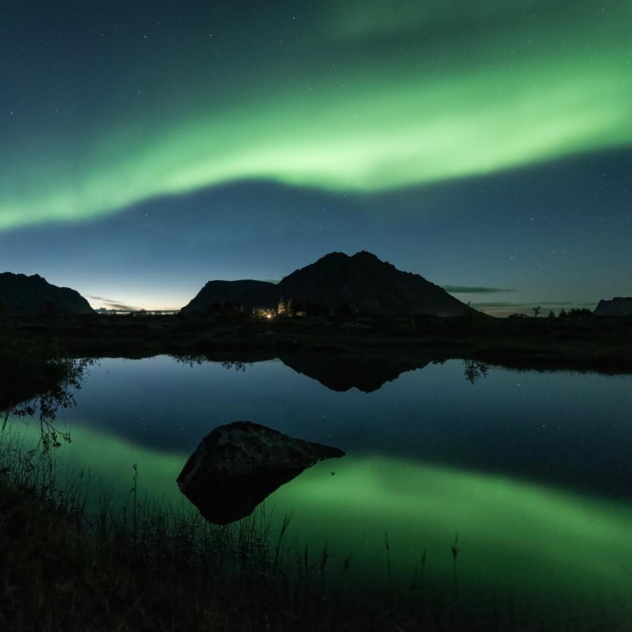 New! Luxury Cabin In Beautiful Lofoten Kleppstad Eksteriør billede