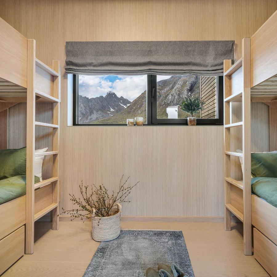 New! Luxury Cabin In Beautiful Lofoten Kleppstad Eksteriør billede